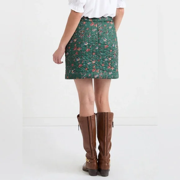 Quilted Floral Skirt - Picture 5 of 11